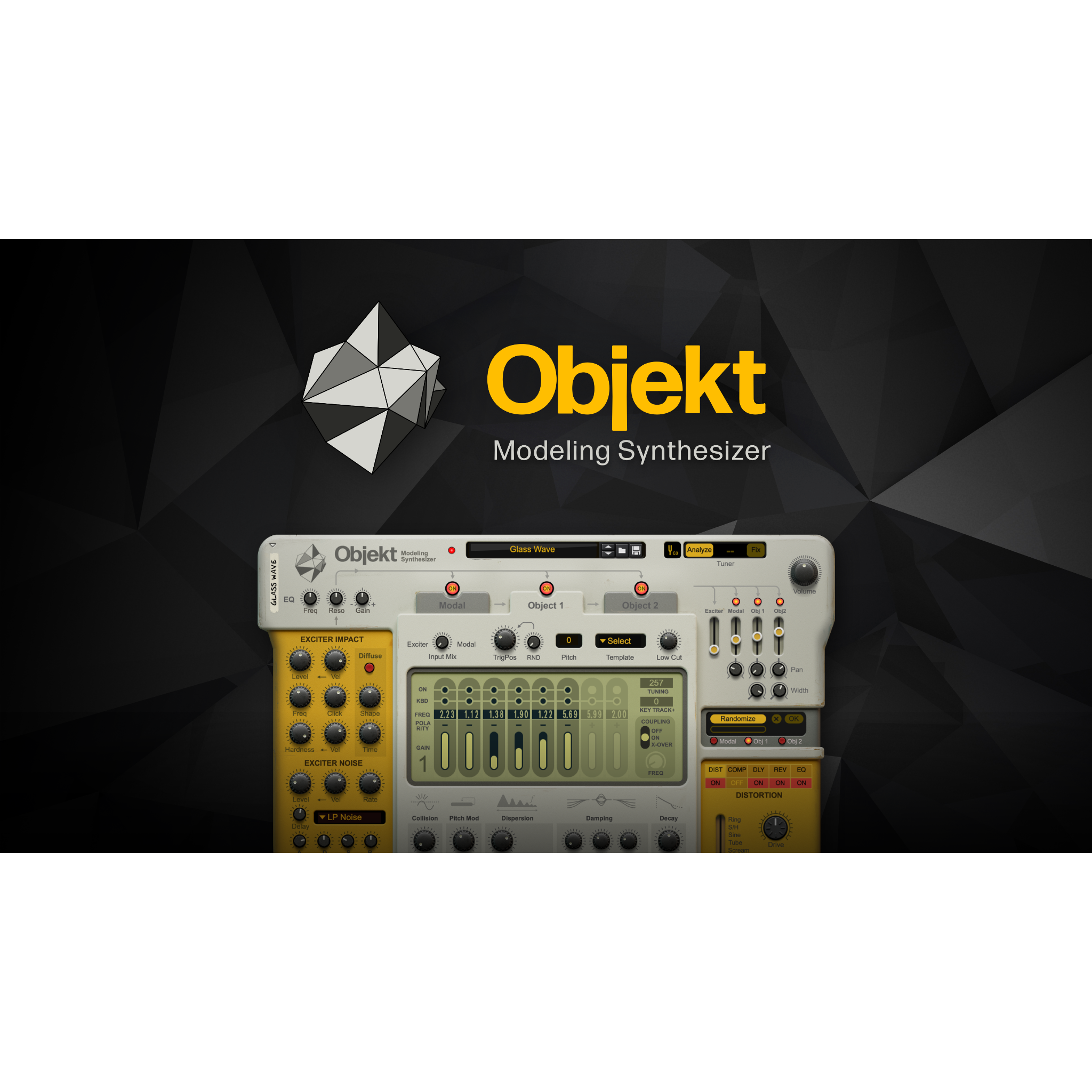 Objekt Physical Modeling Synthesizer